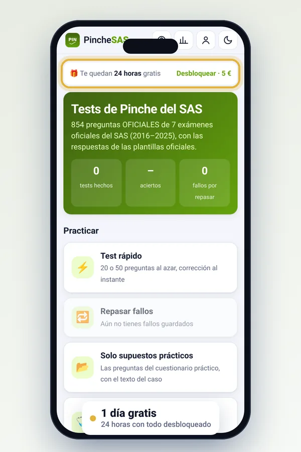 Inicio con la prueba gratis